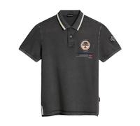 Napapijri- Polo Gandy Regular Fit Algodón Gris- Tops- Hombre- Gris- L- Polo Gandy Regular Fit Algodón Gris