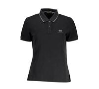 Napapijri Polo de algodón negro para hombre, Negro -, Medium