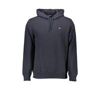 Napapijri- Sudadera Azul de Algodón para Hombre- Sweatshirts & Hoodies- Hombre- Azul- L- Sudadera Azul de Algodón para Hombre