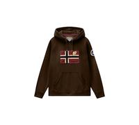 NAPAPIJRI Sudadera 'B-ARCHIVE' beige claro / navy / marrón oscuro / borgoña XL EUR