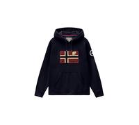 NAPAPIJRI Sudadera 'B-ARCHIVE' beige / navy / rojo oscuro S EUR