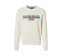 NAPAPIJRI Sudadera 'B-AYLMER' beige / azul oscuro / rojo S beige / azul oscuro / rojo