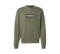 NAPAPIJRI Sudadera 'B-BOX' oliva / negro / blanco S oliva / negro / blanco