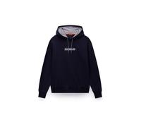 NAPAPIJRI Sudadera 'B-Fiemme' azul / navy / naranja / blanco natural S azul / navy / naranja / blanco natural