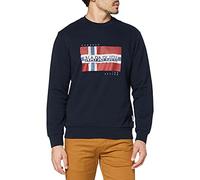Napapijri Sudadera BILO C cuello redondo para hombre, azul marino, XXL