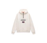 NAPAPIJRI Sudadera 'Burgee Hzh 2.0' ecru / rojo oscuro / negro S EUR
