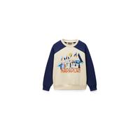 NAPAPIJRI Sudadera 'Ellis' crema / azul real / azul oscuro / cognac 164 EUR