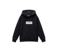 NAPAPIJRI Sudadera 'K B-CHAMOIS' negro / blanco 128 negro / blanco