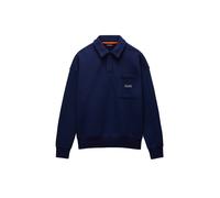 NAPAPIJRI Sudadera 'Miraat' azul ultramarino / blanco S azul ultramarino / blanco