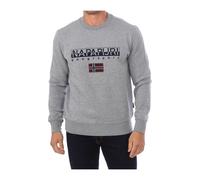 Napapijri- Sudadera- Sweatshirts & Hoodies- Hombre- Gris- M- Sudadera