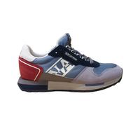 Napapijri- Zapatillas Bajas de Cuero Azul- Shoes- Hombre- Azul- 42 EU- Zapatillas Bajas de Cuero Azul