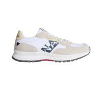Napapijri- Zapatillas blancas para correr con ante- Shoes- Hombre- Blanco- 43 EU- Zapatillas blancas para correr con ante
