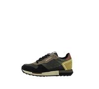 NAPAPIJRI Zapatillas de running para hombre, de nailon, color negro oliva, talla 7,5 US, Verde, 40 EU