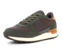 NAPAPIJRI Zapatillas Hombre Stab (Zapatos bajos casuales) Azul, Verde, Marrón, Beige, Verde Naranja Green Lichen, 44 EU