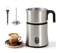 NAPASA Espumador eléctrico de leche para leche y leche caliente, 500 ml, 4 en 1, recipiente extraíble, apto para lavavajillas, toalla de leche para latte capuchino macchiato