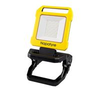 Napatyre Foco LED Bateria Recargable, 4400mAh Foco de Trabajo LED Con Función de Power Bank, 1000LM 2 Modos Luz de Trabajo Portátil para Construción,Garaje,Emergencia