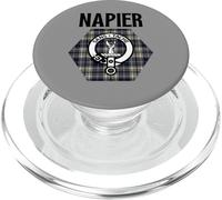 Napier Clan Scottish Nombre Escudo De Armas Tartán PopSockets PopGrip para MagSafe