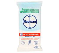 Napisan Toallitas desinfectantes biodegradables Fórmula 0%, 40 unidades - 1 x 240 g