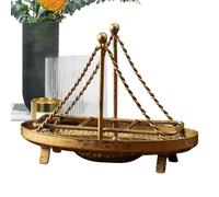 Napkin Holder - Tabletop Napkin Stand Boat Shaped,Farmhouse Hand Towel Storage Tray for Counter Dining Cafe Bathroom Bar Restaurant Dinner Kitchen