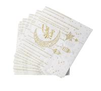 Napkins - Print Napkins, 2 Pliegues Soft & Hight Absorbentes Beverage Napkins | Elegantes Toallas De Tejidos Desechables Para La Celebración Del Eid, Festival Parties Home Decorations
