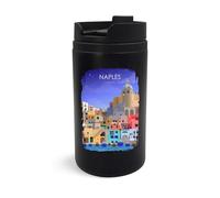 Naples Italy - Taza de viaje italiana, vaso de viaje, taza de café aislada, taza portátil