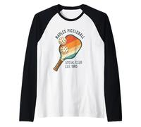 Naples Pickleball Social Club Vintage Camiseta Manga Raglan