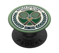 Naples Pickleball Social Club Vintage PopSockets PopGrip Adhesivo