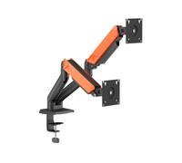 Napofix soporte de monitor doble gdm2100 full-motion 13' - 32' negro/n