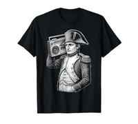 Napoleon Boombox Retro Música Historia Humor Vintage Regalo Camiseta