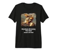 Napoleon Crossing The Alps con Gafas de Sol Camiseta Premium