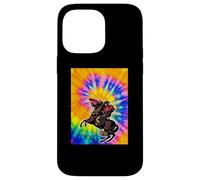 Napoleón icónico cruzando los Alpes con Fondo Tie Dye Carcasa para iPhone 14 Pro MAX
