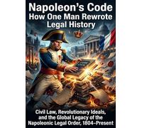 Napoleon's Code: How One Man Rewrote Legal History: Civil Law, Revolutionary Ideals, and the Global Legacy of the Napoleonic Legal Order, 1804-Present