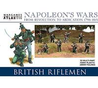 Napoleon's Wars: British Riflemen (32 figuras de plástico duro de 28 mm)