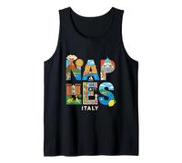 Nápoles City Name Travel Souvenir - Regalo turístico Camiseta sin Mangas