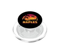 Nápoles Florida Alligator Sunset Retro Viajes PopSockets PopGrip para MagSafe