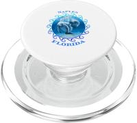 Nápoles Florida Vacaciones Natación Manatíes PopSockets PopGrip para MagSafe