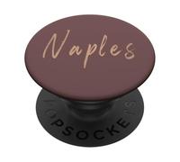 Nápoles Italia Diseño Elegante Vintage PopSockets PopGrip Adhesivo