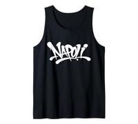 Napoli Graffiti City Street Art Handstyle Italia Souvenir Camiseta sin Mangas