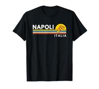 Napoli Italia Italy Vintage Retro Souvenirs Pizza Camiseta