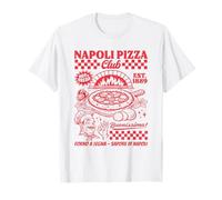 Napoli Pizza Club Vintage Nápoles Italia Pizzería Souvenir Camiseta