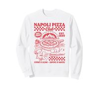 Napoli Pizza Club Vintage Nápoles Italia Pizzería Souvenir Sudadera