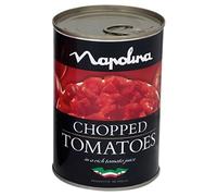 Napolina Tomates picados, 400 g, paquete de 4