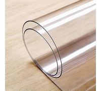 Nappe, Protection de Table Transparente, PVC 1,5 mm d'épaisseur, Transparente, rectangulaire, pour Tables et Bureaux