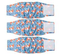 Nappies de Perros machos 3pcs pañales de Perros Macho, Bandas de Vientre súper absorbentes para Perros, pañales para Perros Lavables para Perros machos para Perros Macho envolturas con Borde elástico