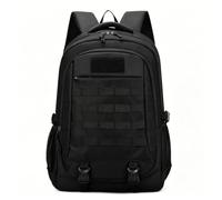 NAQAOI Mochila táctica de 45 L, impermeable, militar, para senderismo, viajes, camping, Black, 54×34×25cm, Táctico