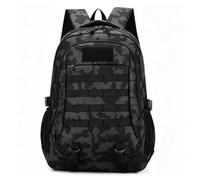 NAQAOI Mochila táctica de 45 L, impermeable, militar, para senderismo, viajes, camping, Camuflaje oscuro, 54×34×25cm, Táctico