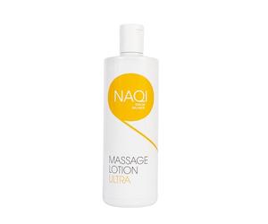 NAQI - Ultra Massage Loción - para terapia de masaje de tejidos profundos - Larga duración e hipoalergénica - Para uso profesional y personal - Sin parabenos - Dermatológicamente testado - 500 ml