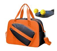 Naqqios Bolsa para pickleball - 46 x 33 x 20 cm grandes bolsas de hombro para raqueta de tenis, bolsa de almacenamiento grande para palas de pádel, bolsa de transporte ligera, accesorios multiusos