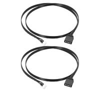Naqqios Cable RGB - Conectores LED De 3 Y 4 Pines Para Tiras - Cable De Extensión RGB Accesorios Para Componentes De PC GPU Fuente Alimentación Pantallas Eléctricas