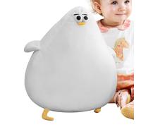 Naqqios Cartoon Big Ojes Fat Feat Plush Pillow | Cojín De Peluche Suave, Adorable Bbirdss Lujoso Cojín, para Niñas para Niños, Niñas, Juguete Animal, Decoración De La Habitación